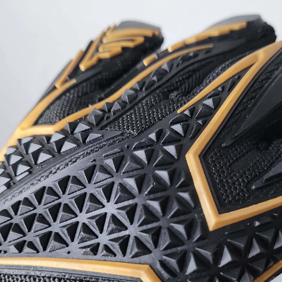 Close detail of Black Hexagon GK punch zone